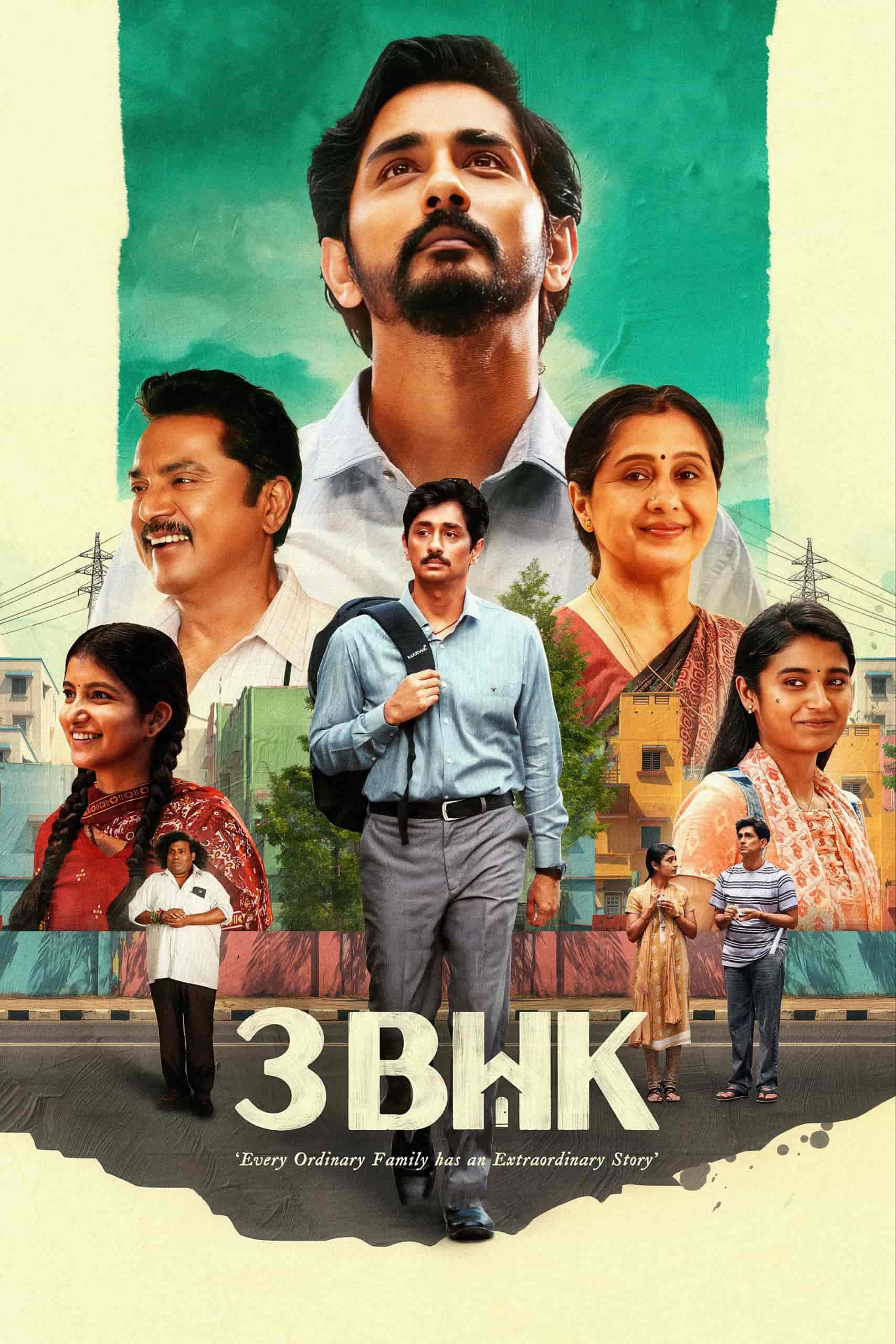 3BHK 2025 Dual Audio Hindi Tamil Full Movie HD ESub