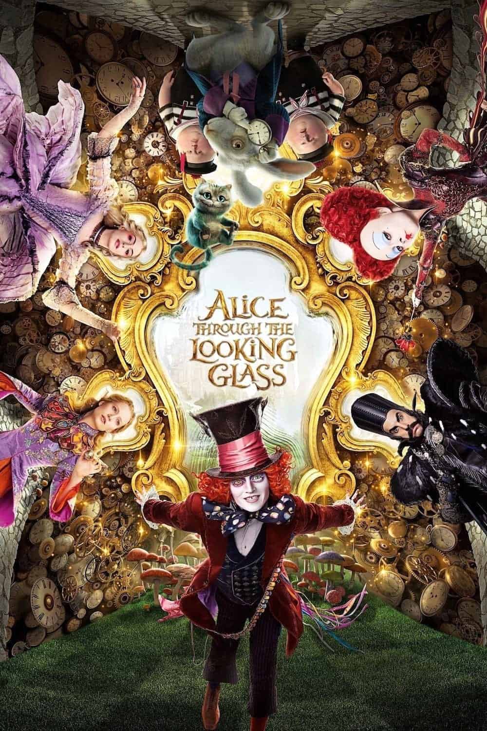 Alice Through the Looking Glass 2016 Dual Audio Hindi English Full Movie BluRay ESub –