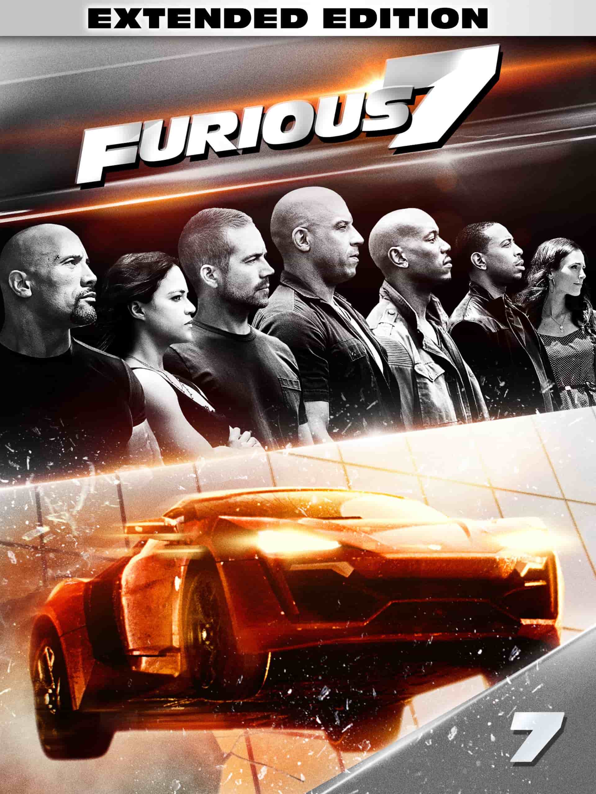 Furious 7 2015 EXTENDED Dual Audio Hindi English Full Movie BluRay ESub –
