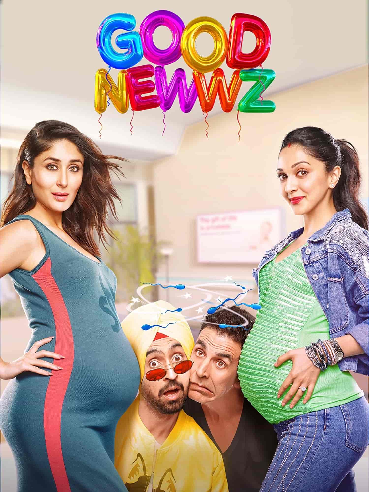 Good Newwz 2020 Hindi Full Movie HD ESub