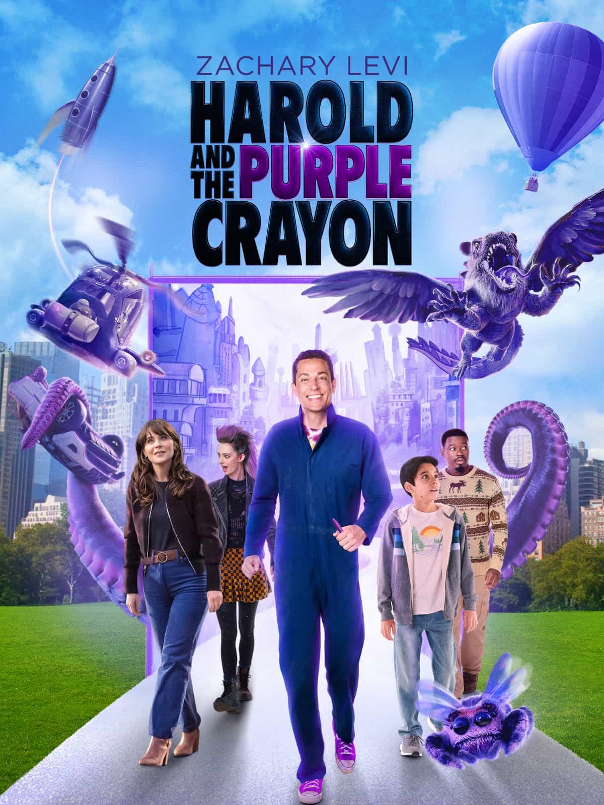 Harold and the Purple Crayon 2024 Dual Audio Hindi English Movie HD ESub –