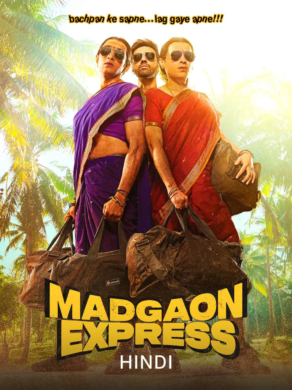 Madgaon Express 2024 Hindi Full Movie HD ESub –