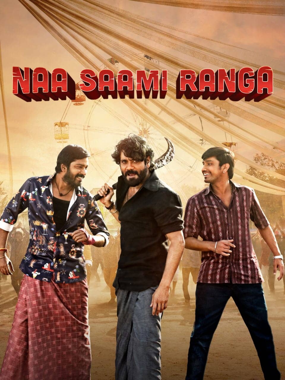 Naa Saami Ranga 2024 UnCut Dual Audio Hindi Telugu Full Movie HD ESub –