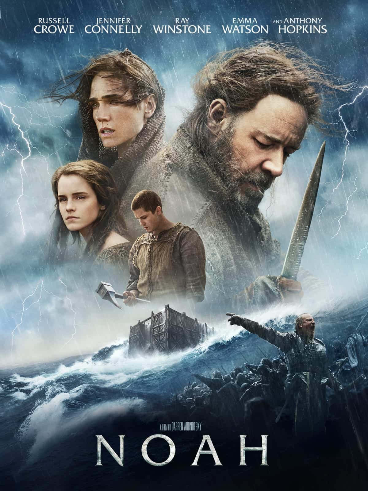 Noah 2014 Dual Audio Hindi English Full Movie BluRay ESub –