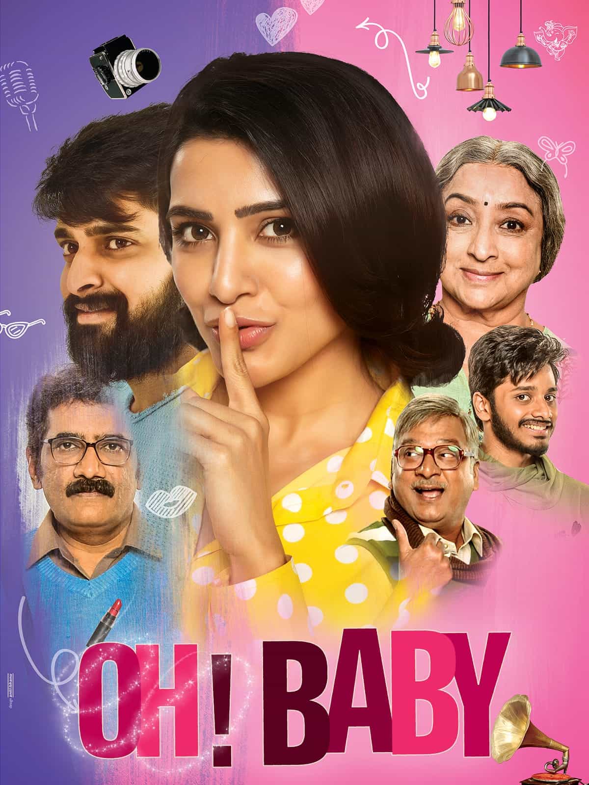 Oh Baby 2019 UnCut Dual Audio Hindi Telugu Full Movie HD ESub –
