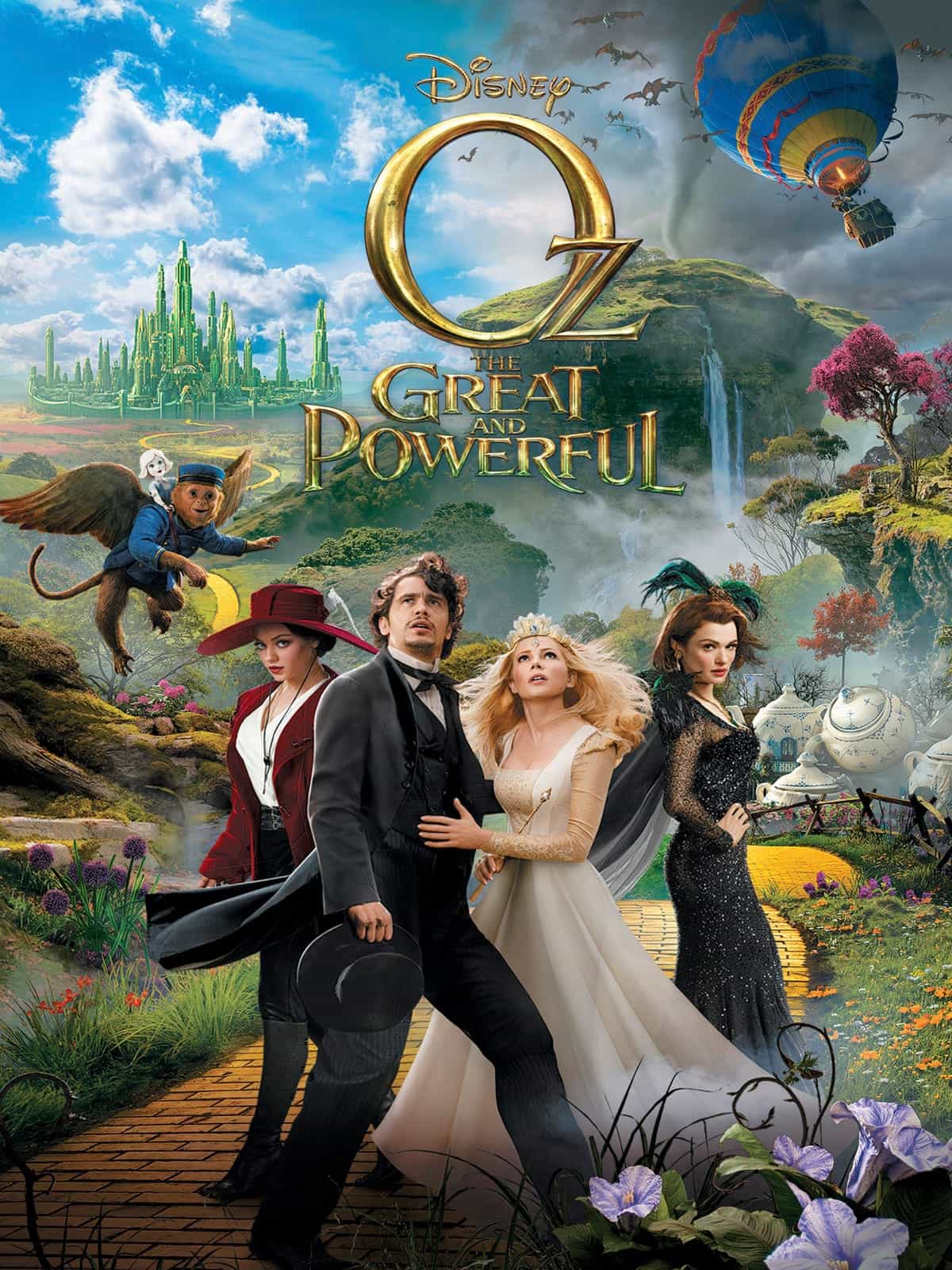 Oz The Great and Powerful 2013 Dual Audio Hindi English Full Movie BluRay ESub –